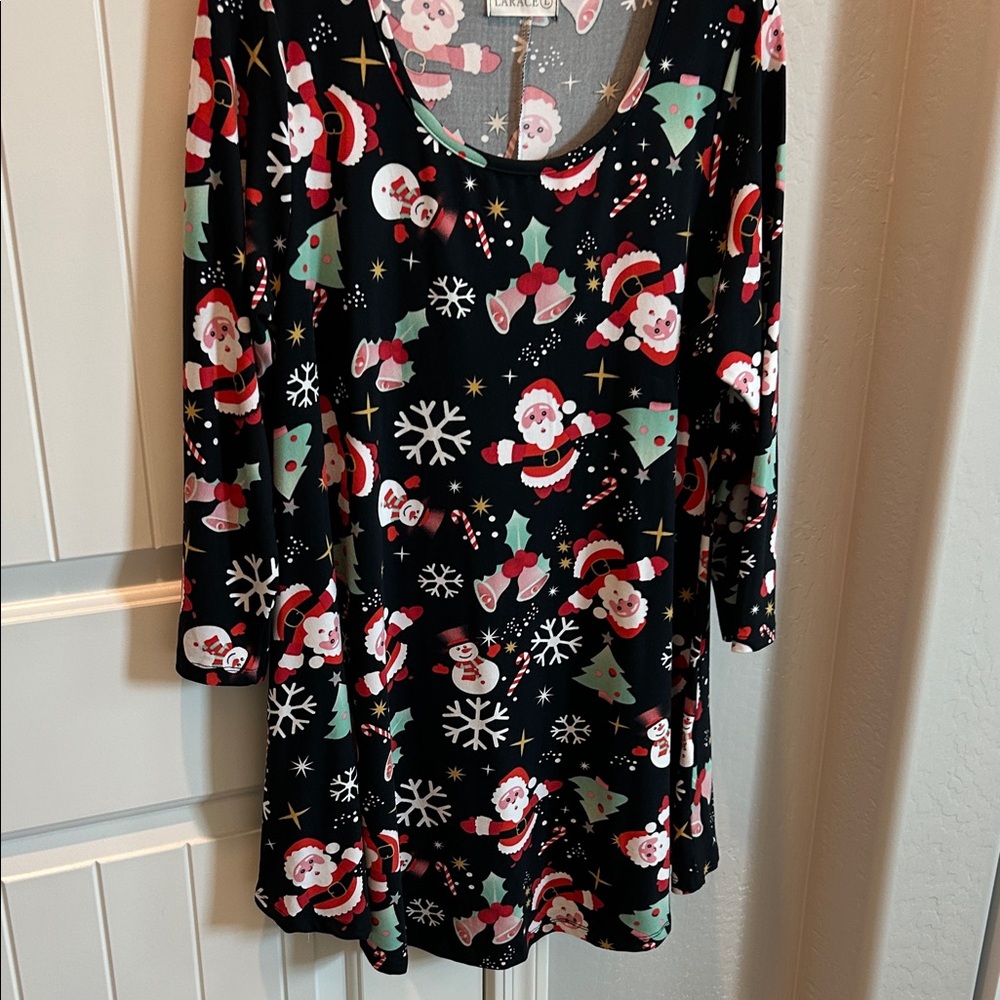 Christmas  3/4 sleeve holiday tunic